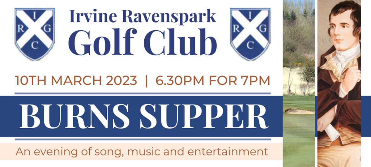 Offer: An evening of song, music and entertainment - Irvine Ravenspark Burns Supper by Irvine Ravenspark Golf Club