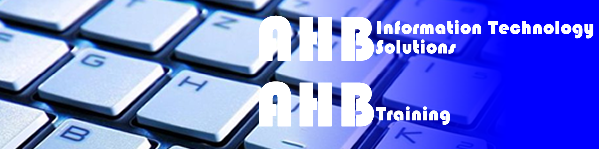 AHB Information Technology Solutions/AHB Training - Banner