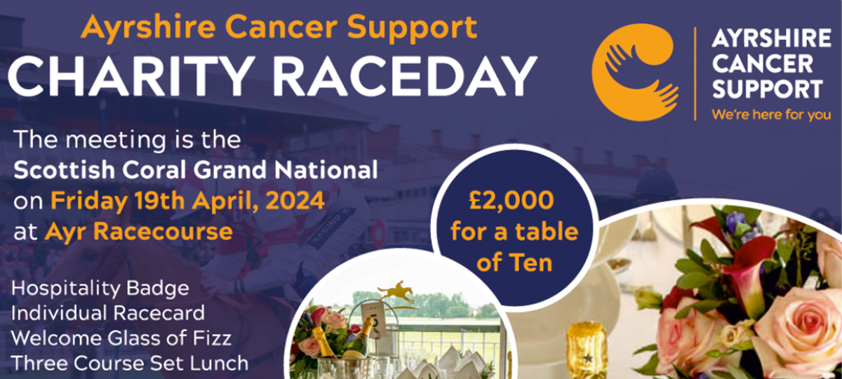 Offer: The Ayrshire Cancer Support Raceday is back! by Ayrshire Cancer Support